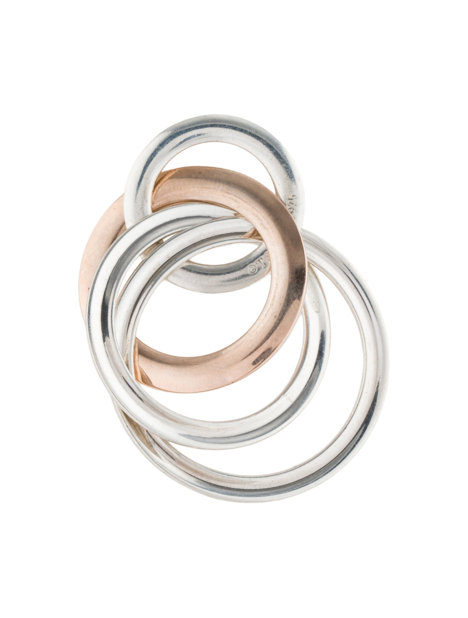 Tiffany & Co. Two-Tone Interlocking Circles Pendant