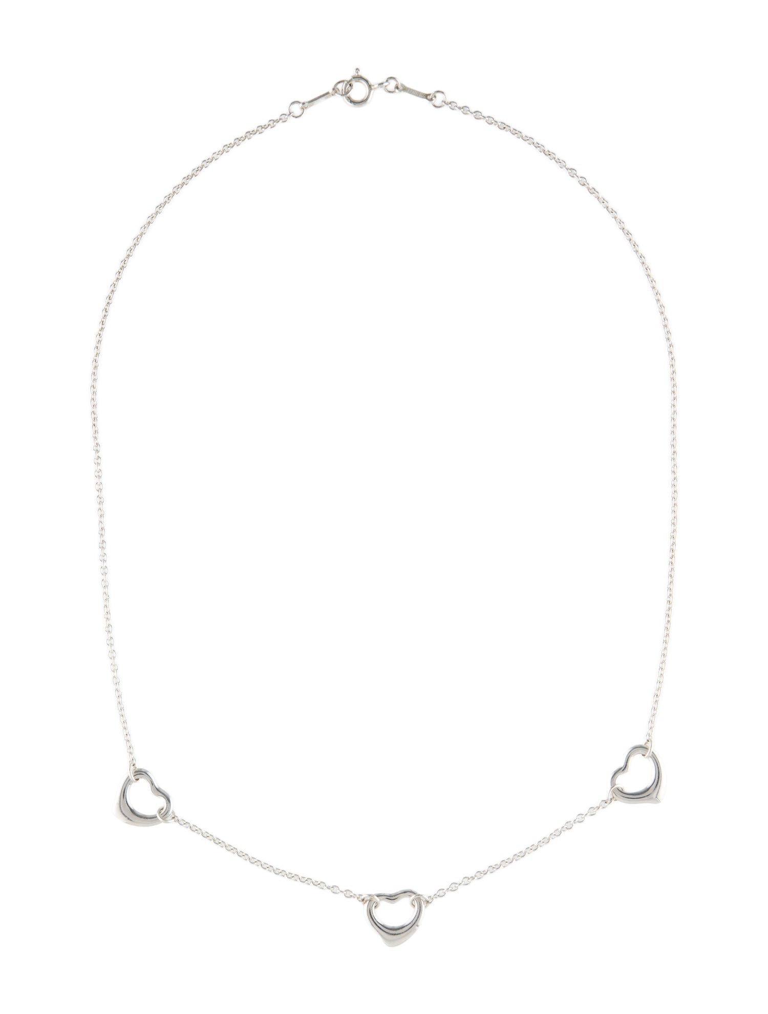 Tiffany & Co. Elsa Peretti® Open Heart Station Necklace
