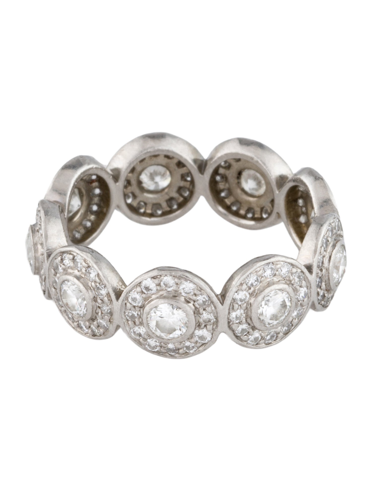 Tiffany & Co. Platinum 1.08ctw Diamond Circlet Band