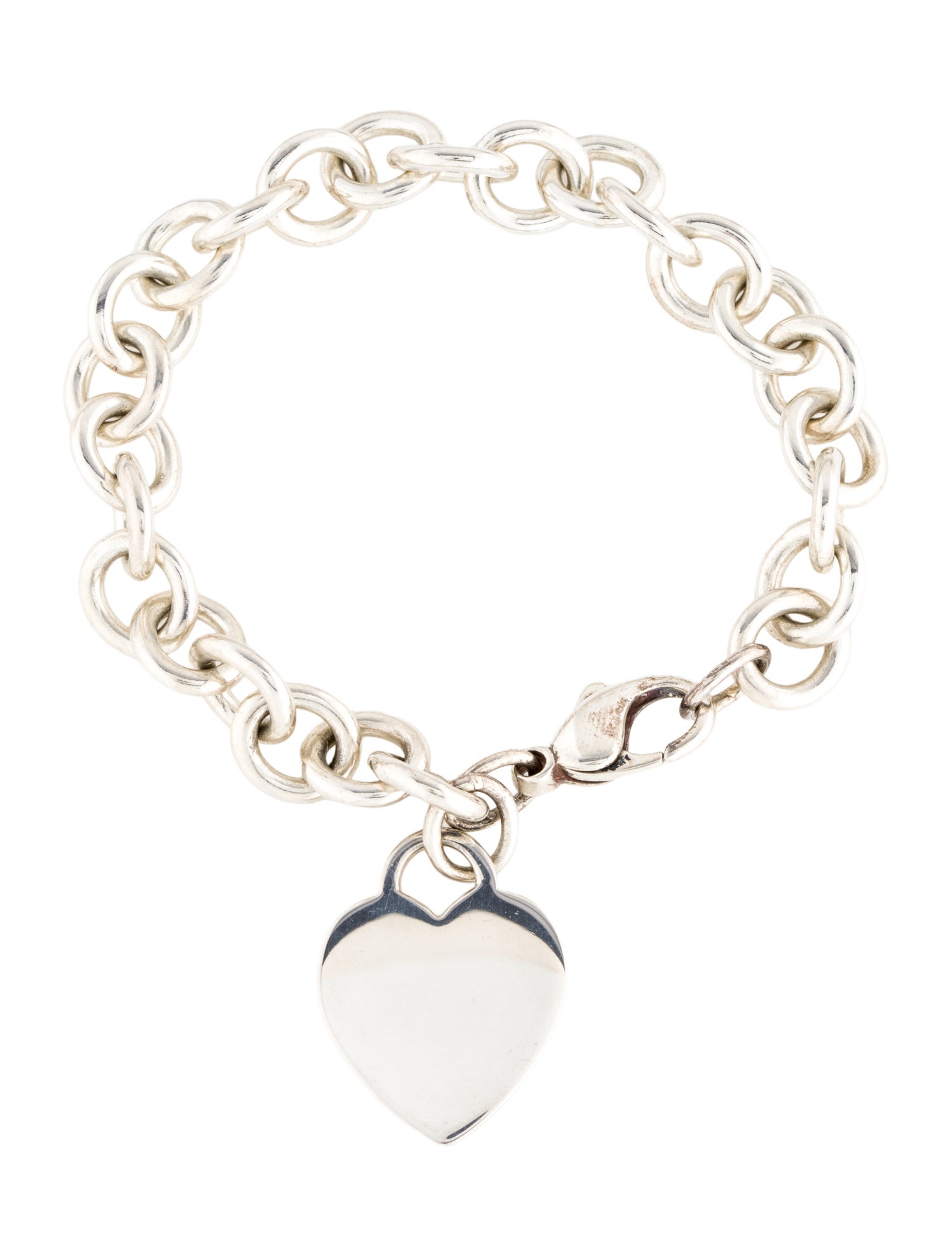 Tiffany & Co. Heart Tag Charm Bracelet