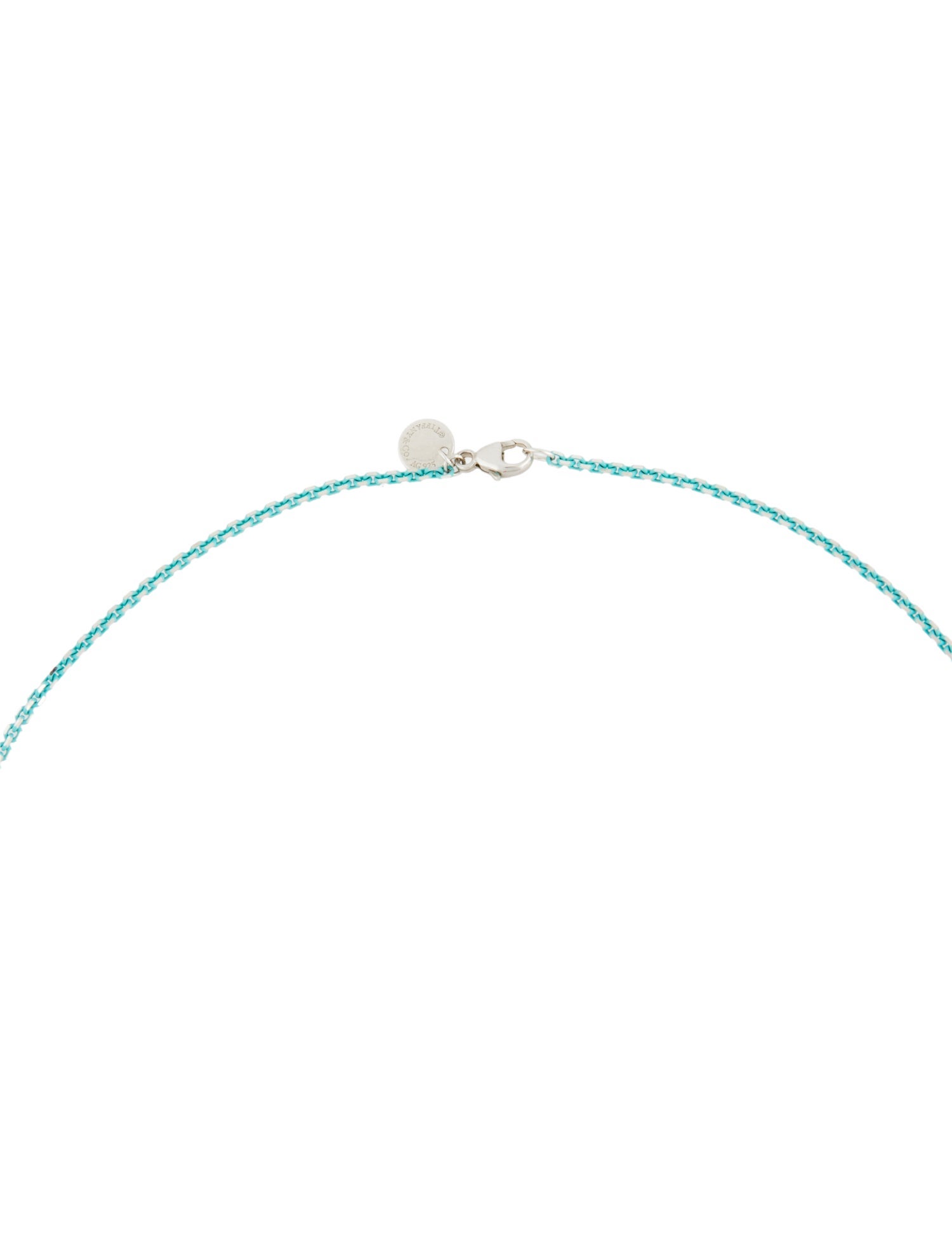 Tiffany & Co. Enamel Sparkle Chain Necklace
