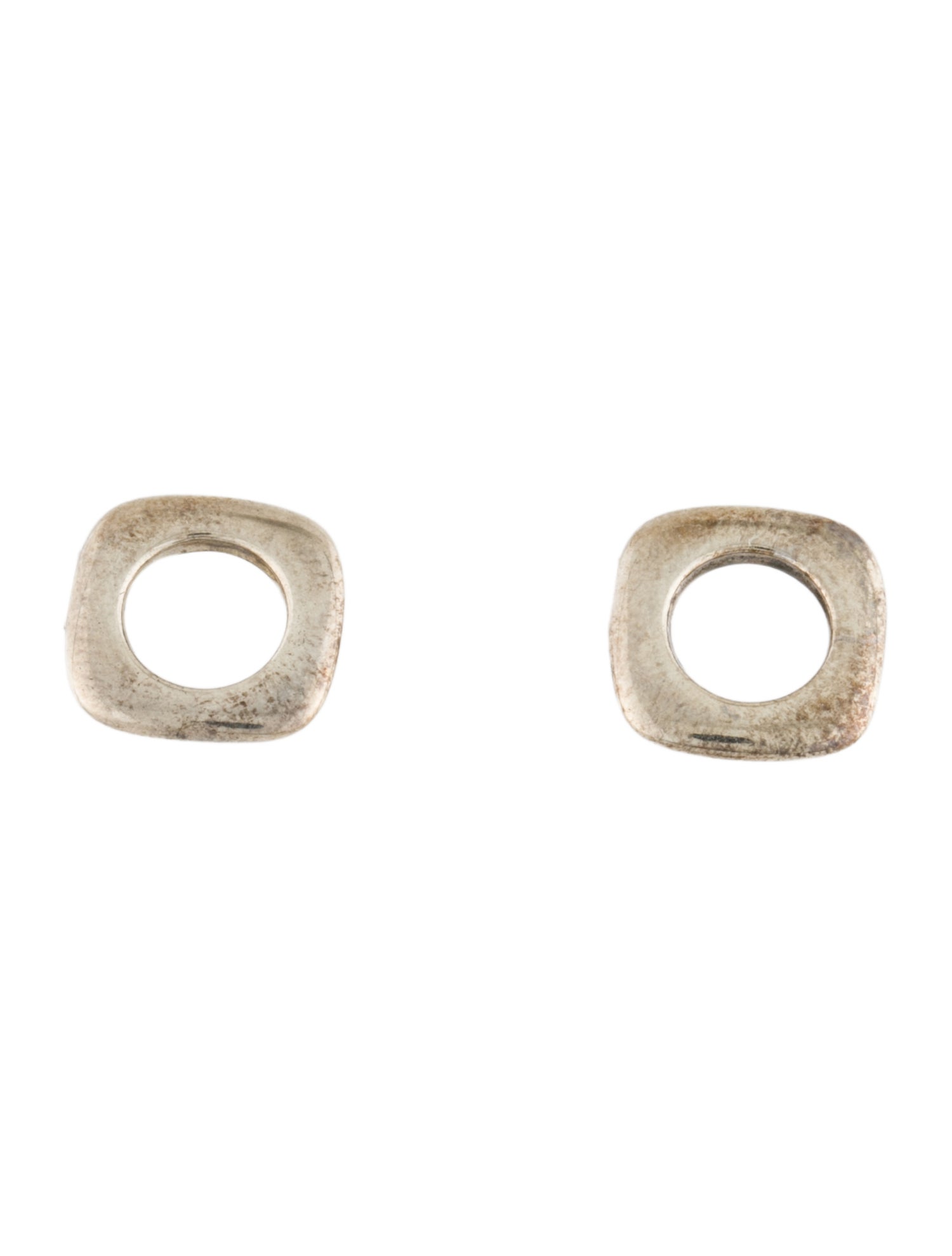 Tiffany & Co. Square Cushion Stud Earrings