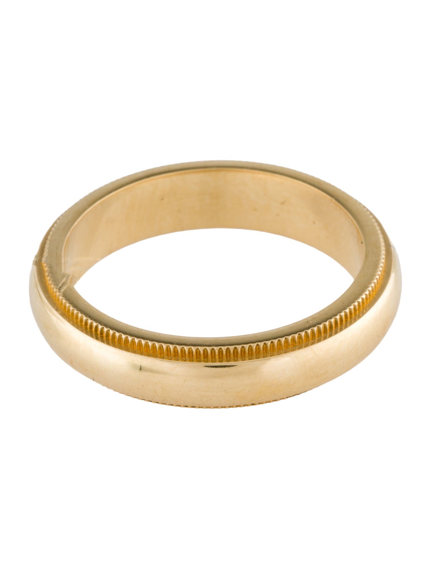 Tiffany & Co. 18K Together Milgrain Band