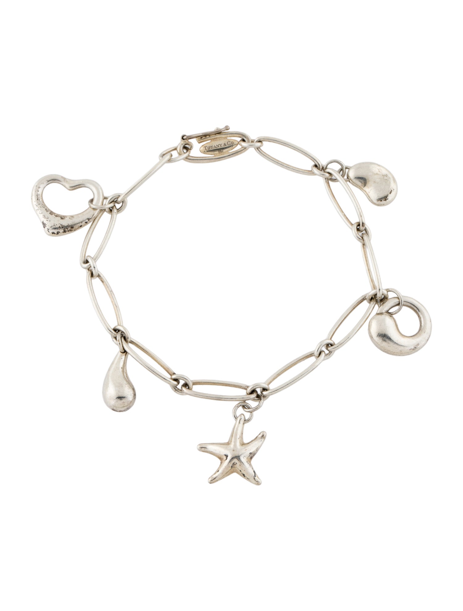 Tiffany & Co. Five Charm Bracelet