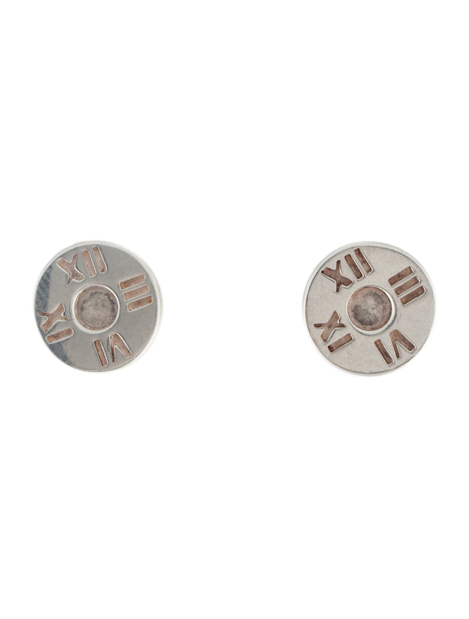 Tiffany & Co. Atlas Circle Stud Earrings