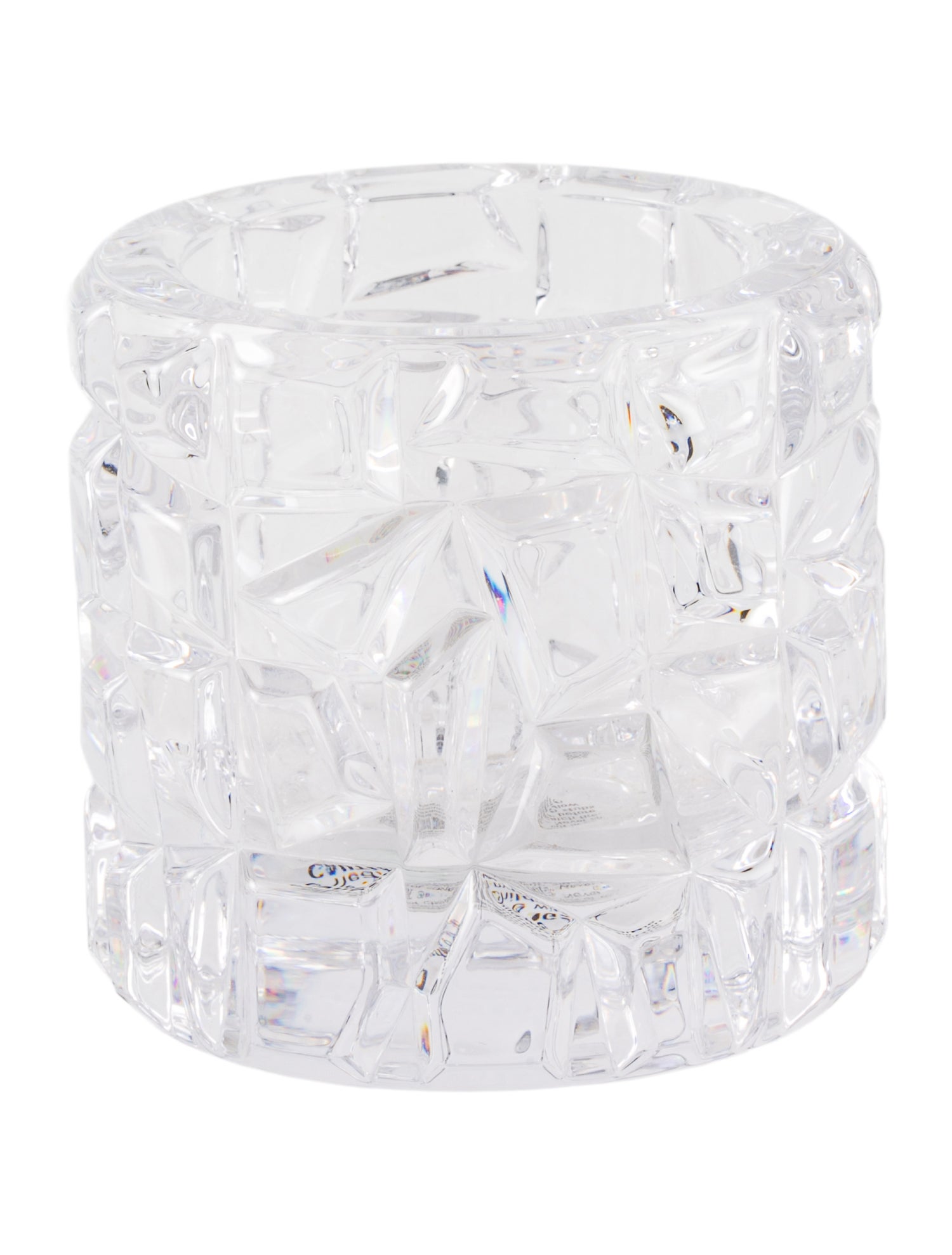Tiffany & Co. Rock-Cut Crystal Votive