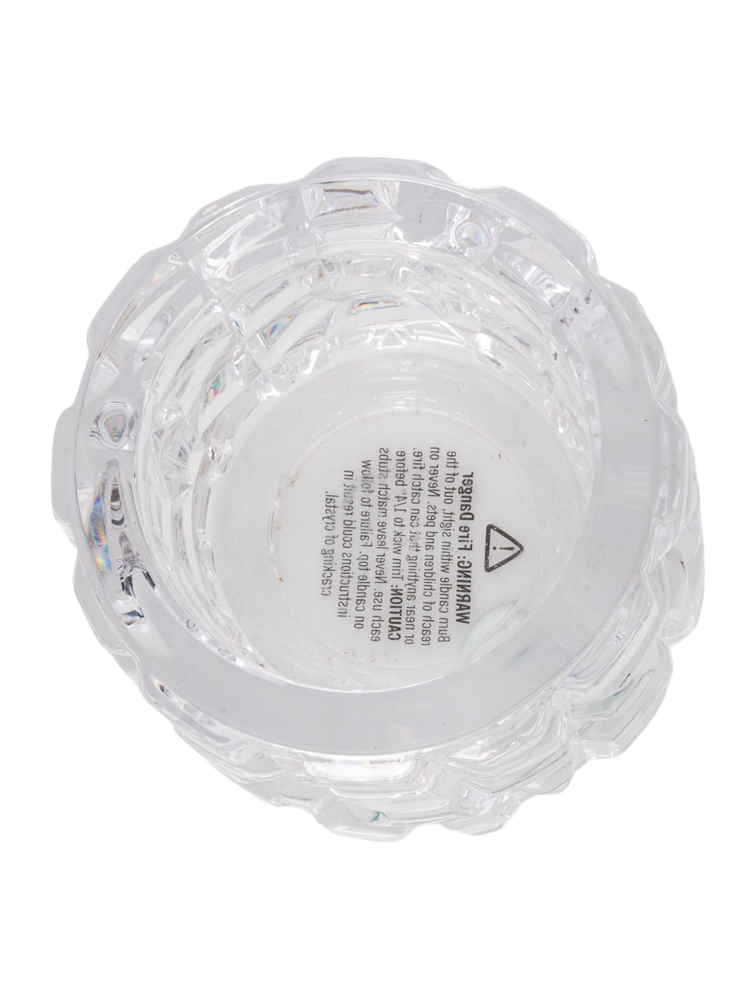 Tiffany & Co. Rock-Cut Crystal Votive