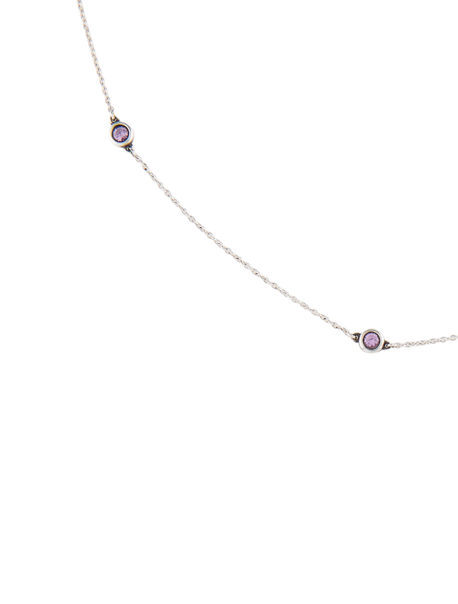 Tiffany & Co. Color By The Yard Sapphire Station Necklace