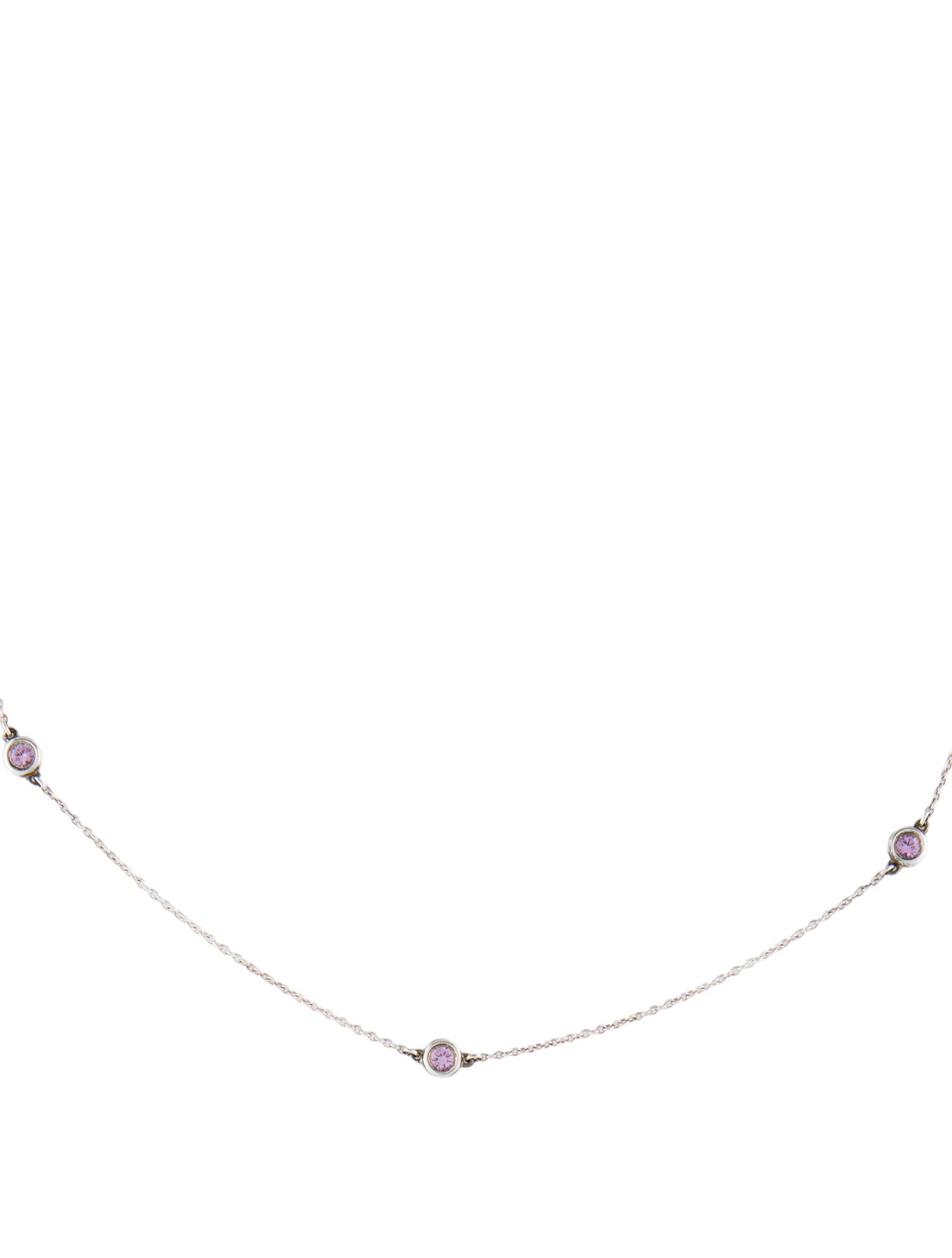 Tiffany & Co. Color By The Yard Sapphire Station Necklace