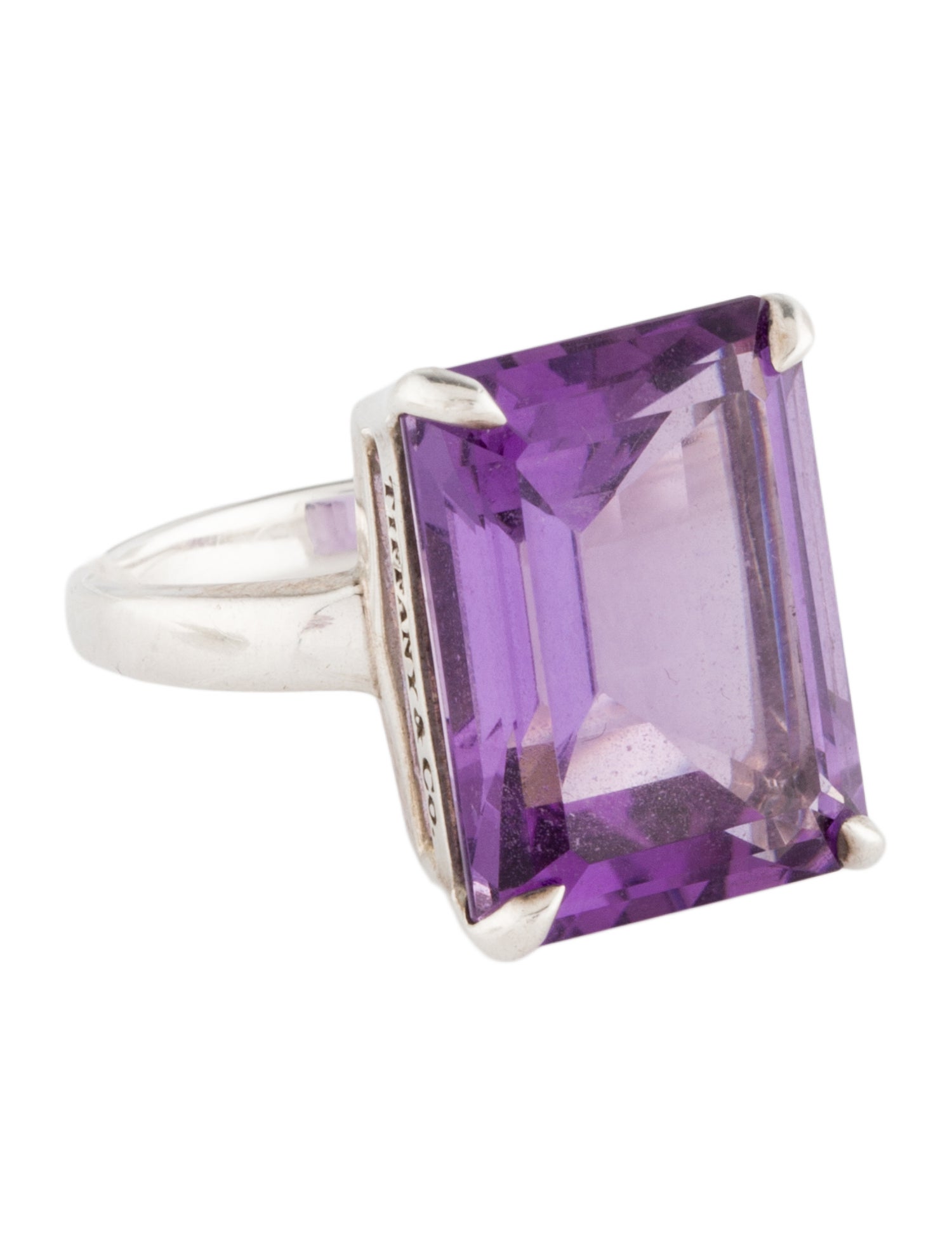 Tiffany & Co. Vintage 10.18ct Amethyst Sparklers Cocktail Ring