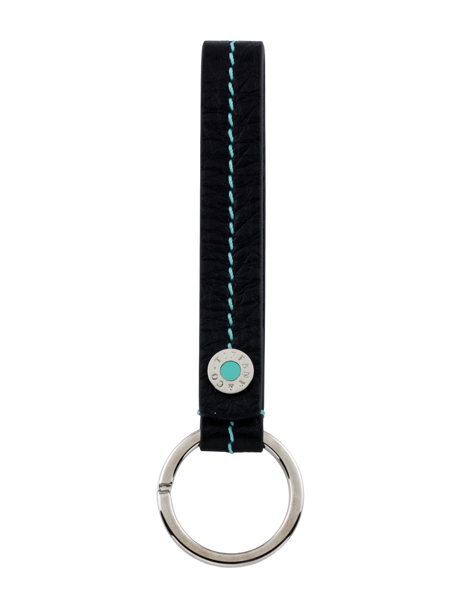 Tiffany & Co. Leather Keychain w/Tags