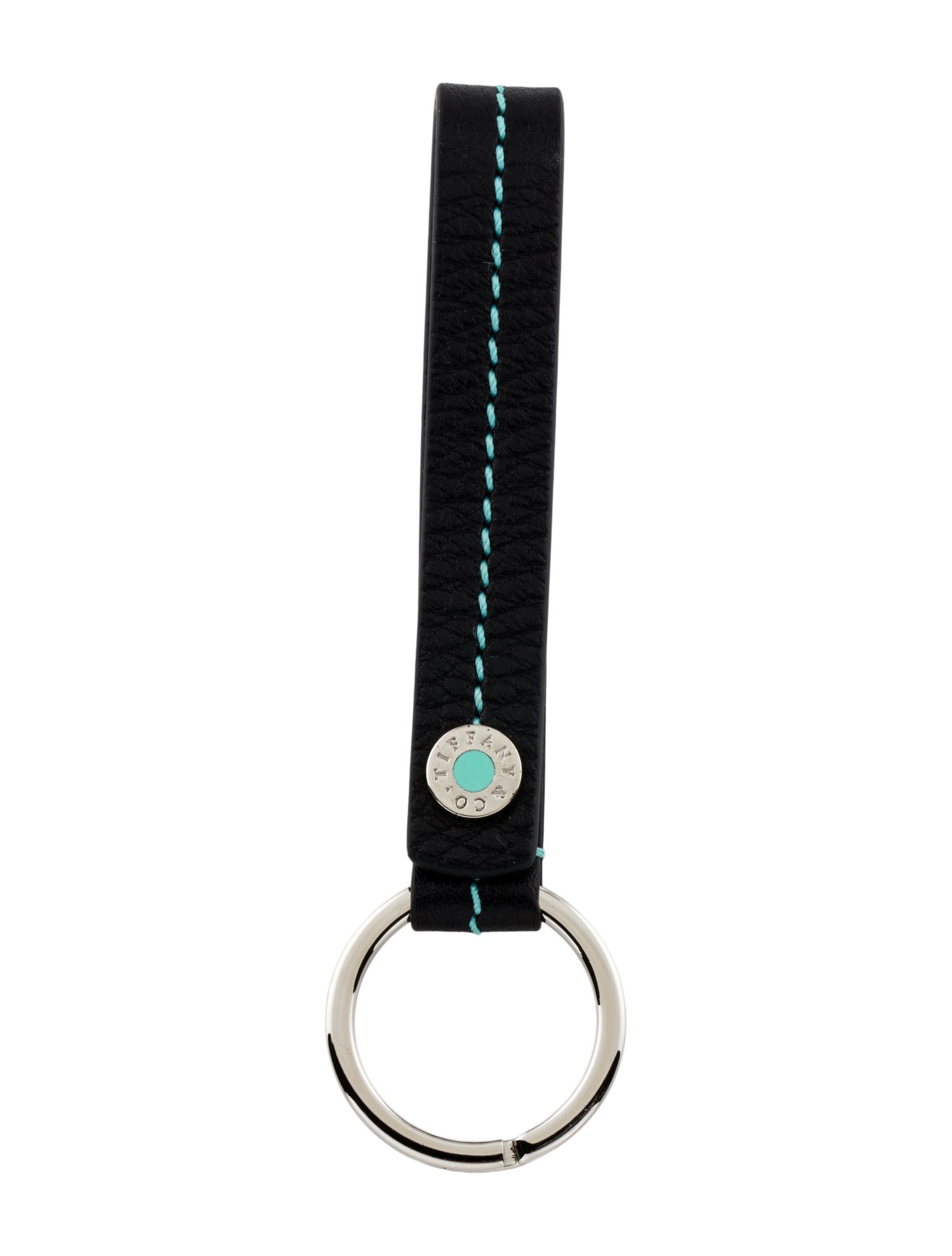 Tiffany & Co. Leather Keychain w/Tags