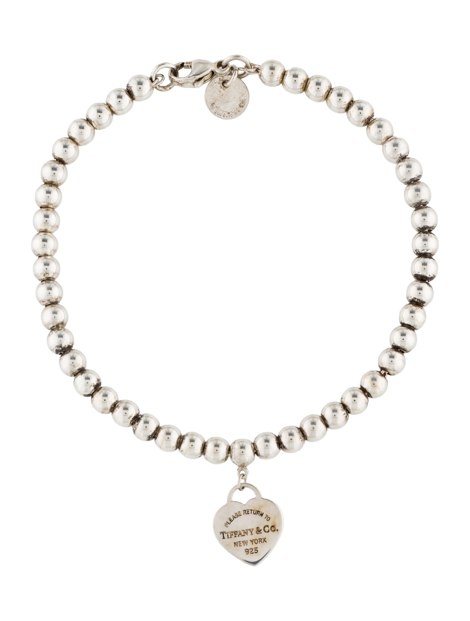 Tiffany & Co. Heart Tag Bead Bracelet