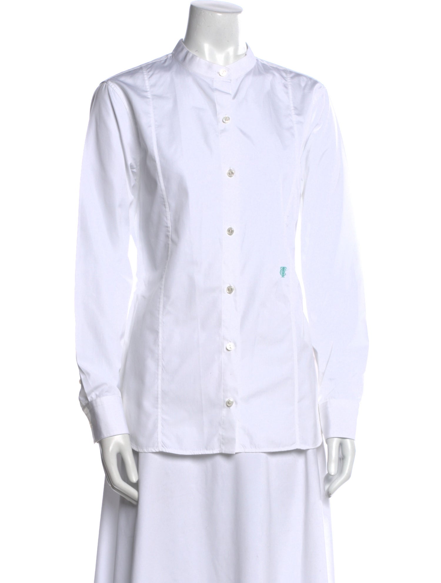 Tiffany & Co. Long Sleeve Button-Up Top