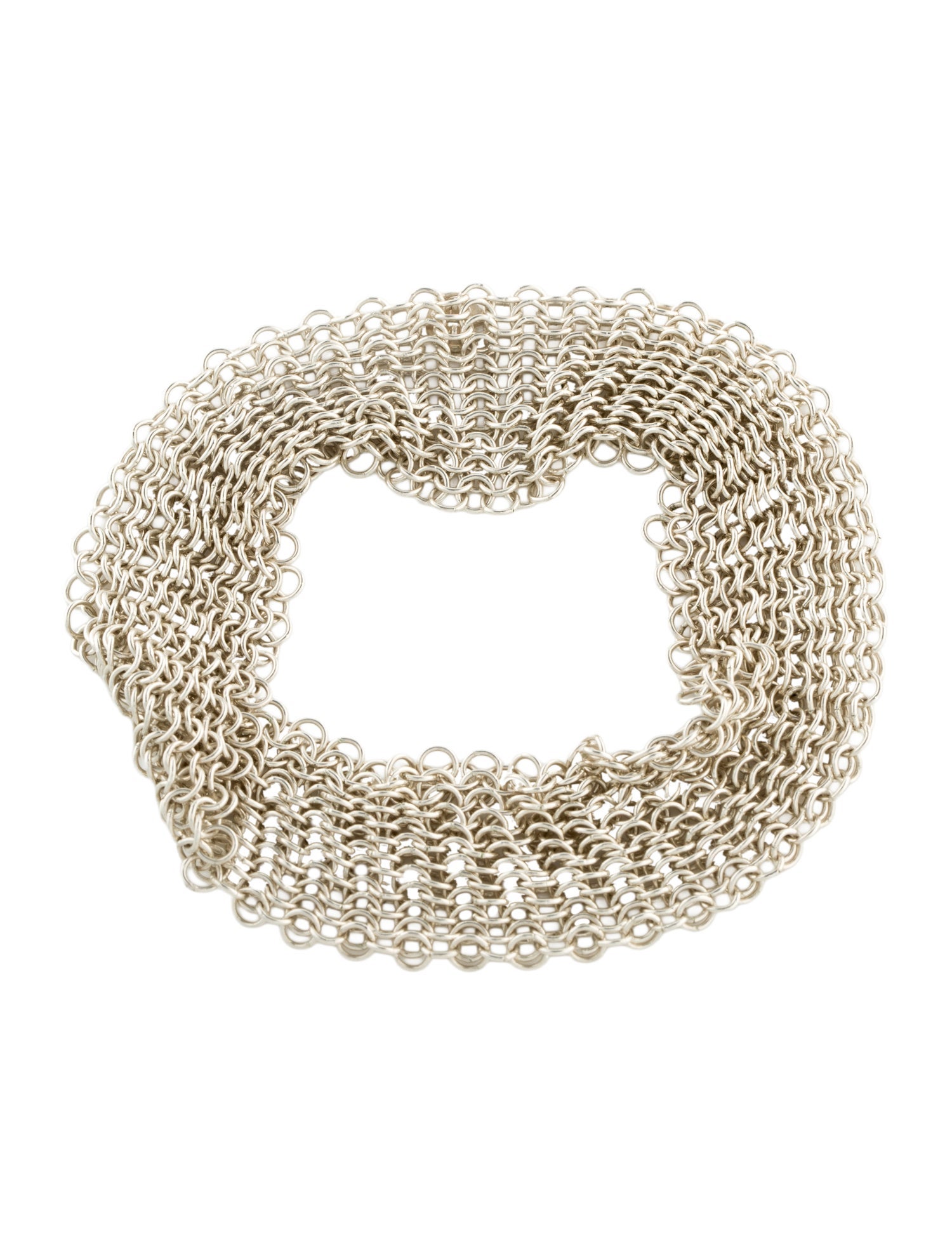 Tiffany & Co. Wide Mesh Bracelet