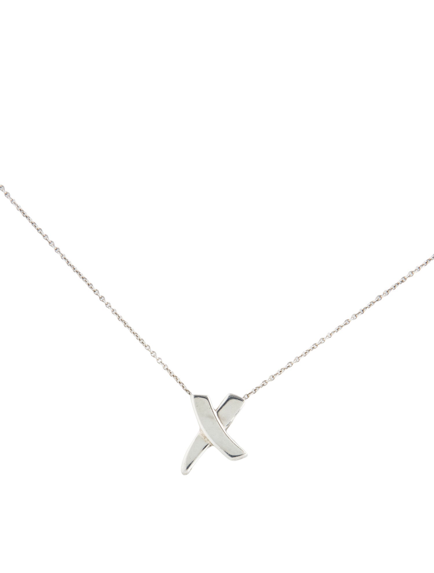 Tiffany & Co. Vintage Paloma's Graffiti X Pendant Necklace