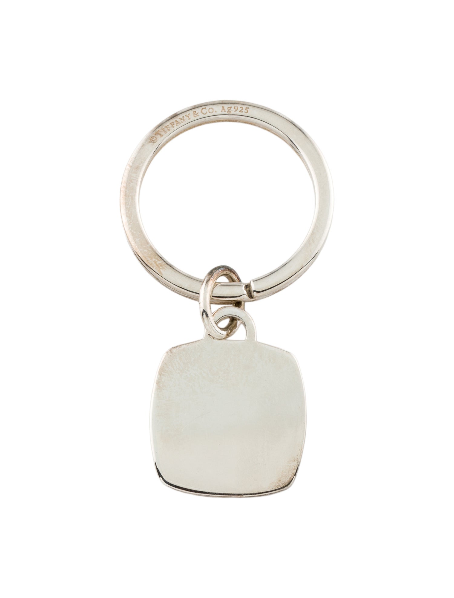 Tiffany & Co. Metal Engraved Keychain