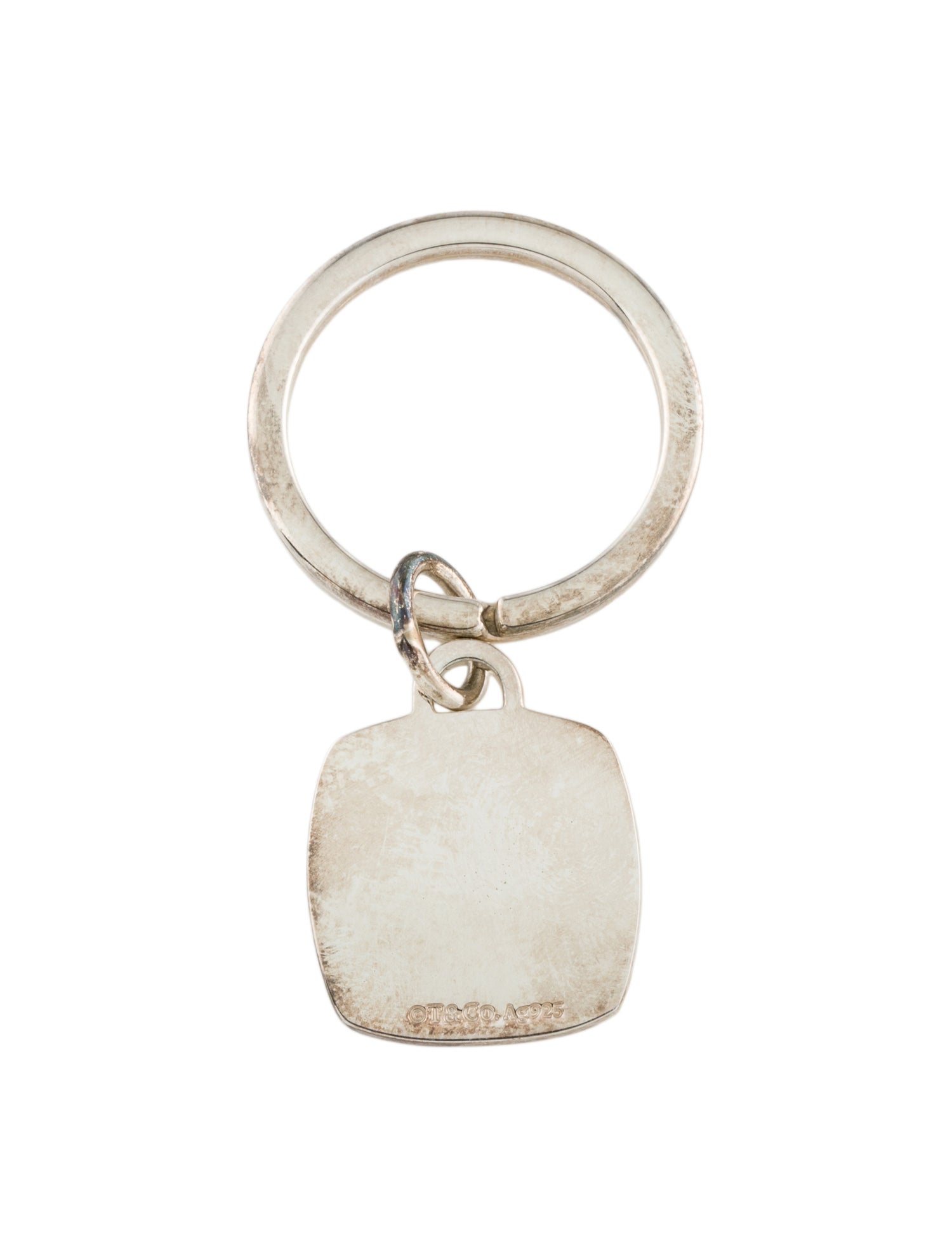 Tiffany & Co. Metal Engraved Keychain