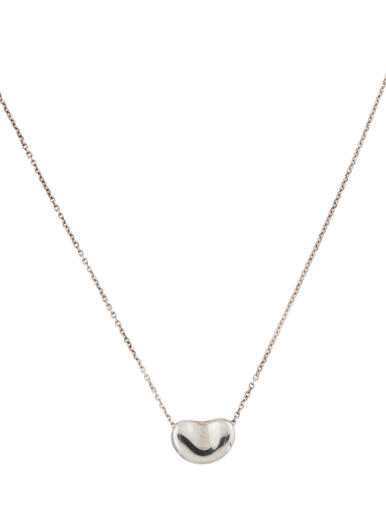 Tiffany & Co. Bean Design Pendant Necklace