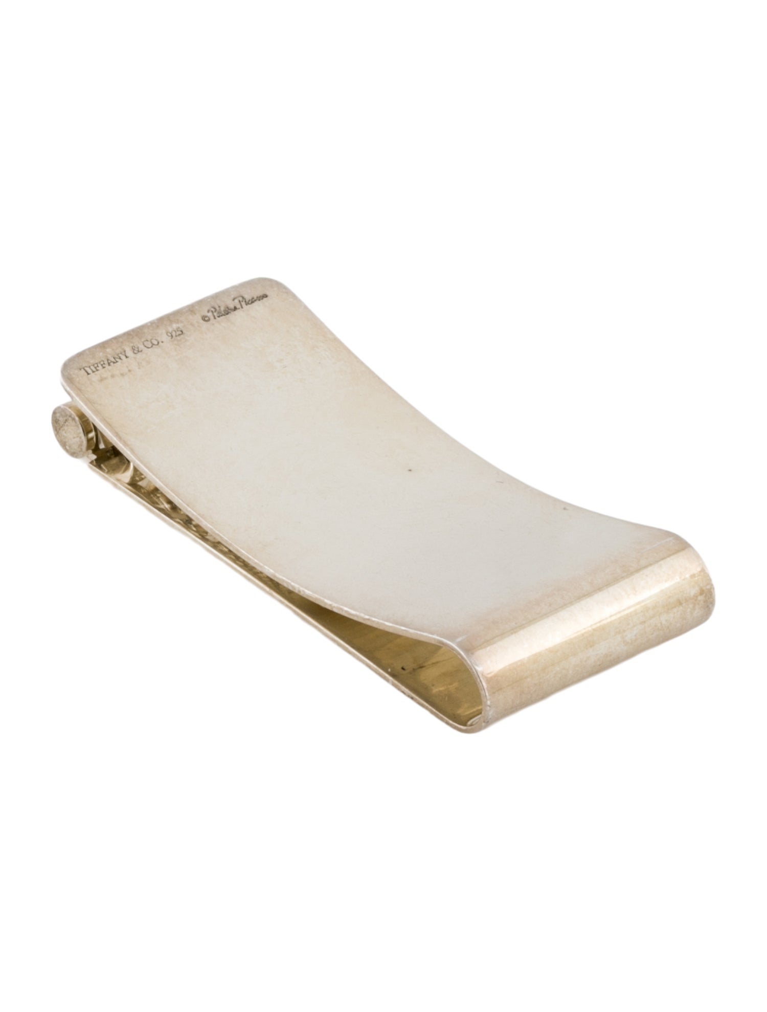 Tiffany & Co. Men's Sterling Silver Hinged Money Clip