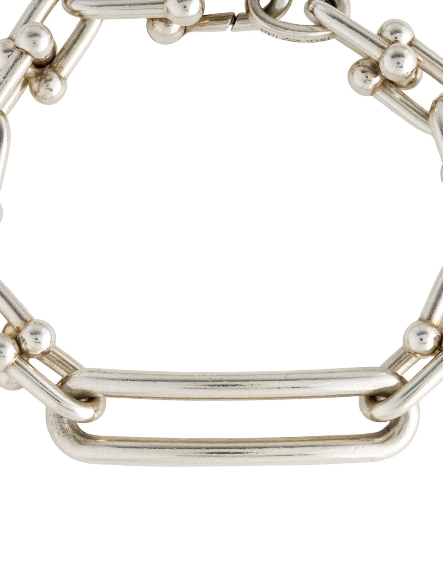 Tiffany & Co. Elongated Link Bracelet w/ Clasping Link