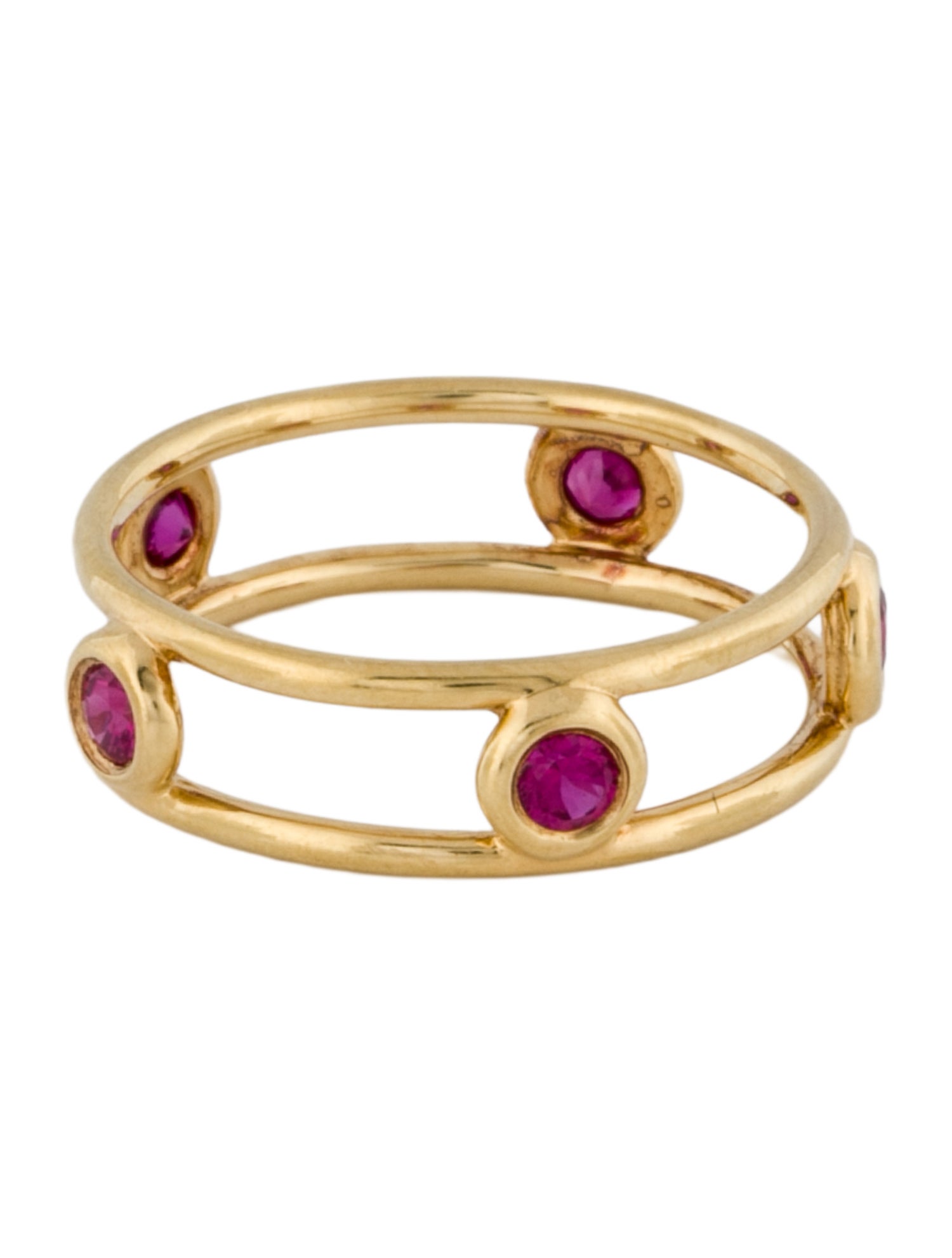 Tiffany & Co. 18K Ruby Color By The Yard Band