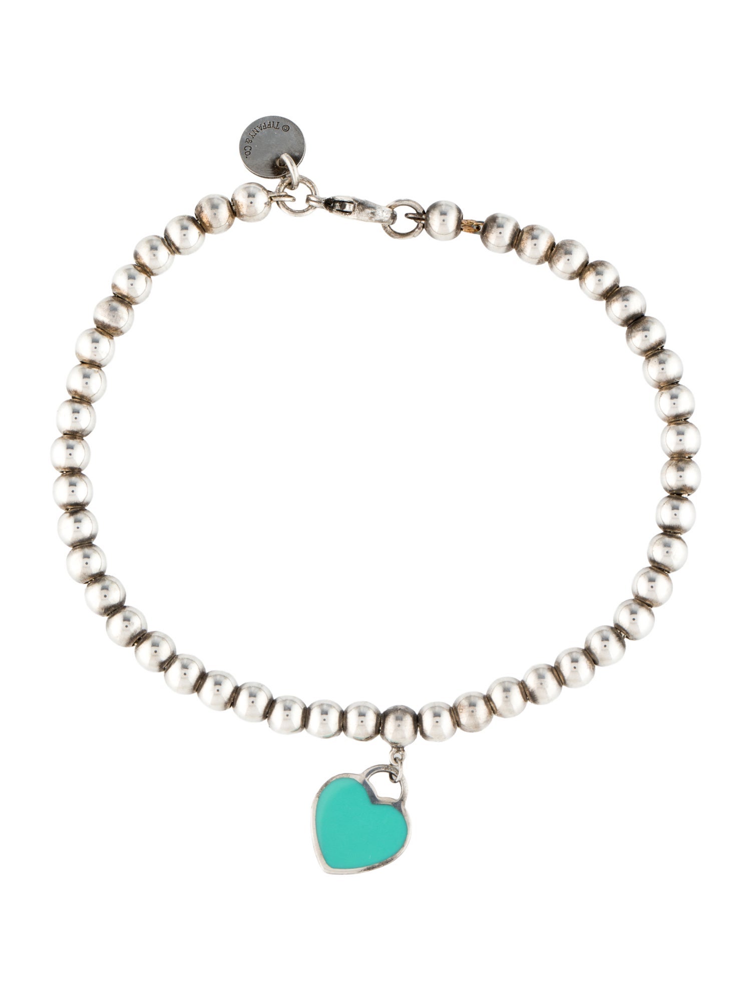 Tiffany & Co. Heart Tag Bead Bracelet
