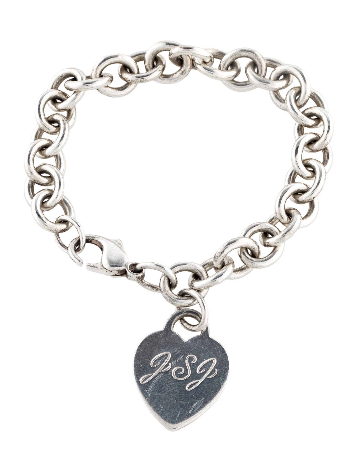 Tiffany & Co. Heart Tag Charm Bracelet