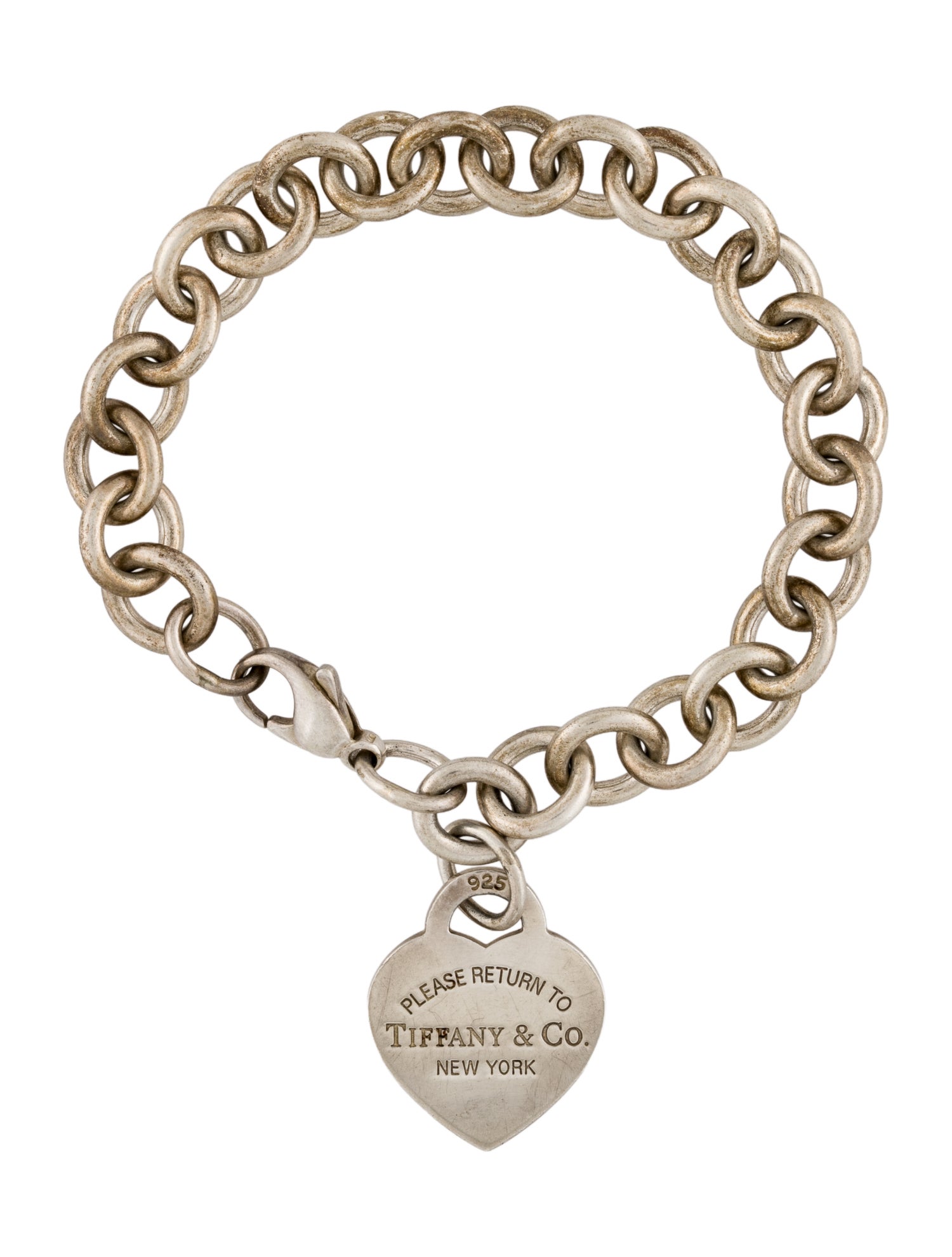 Tiffany & Co. Heart Tag Charm Bracelet