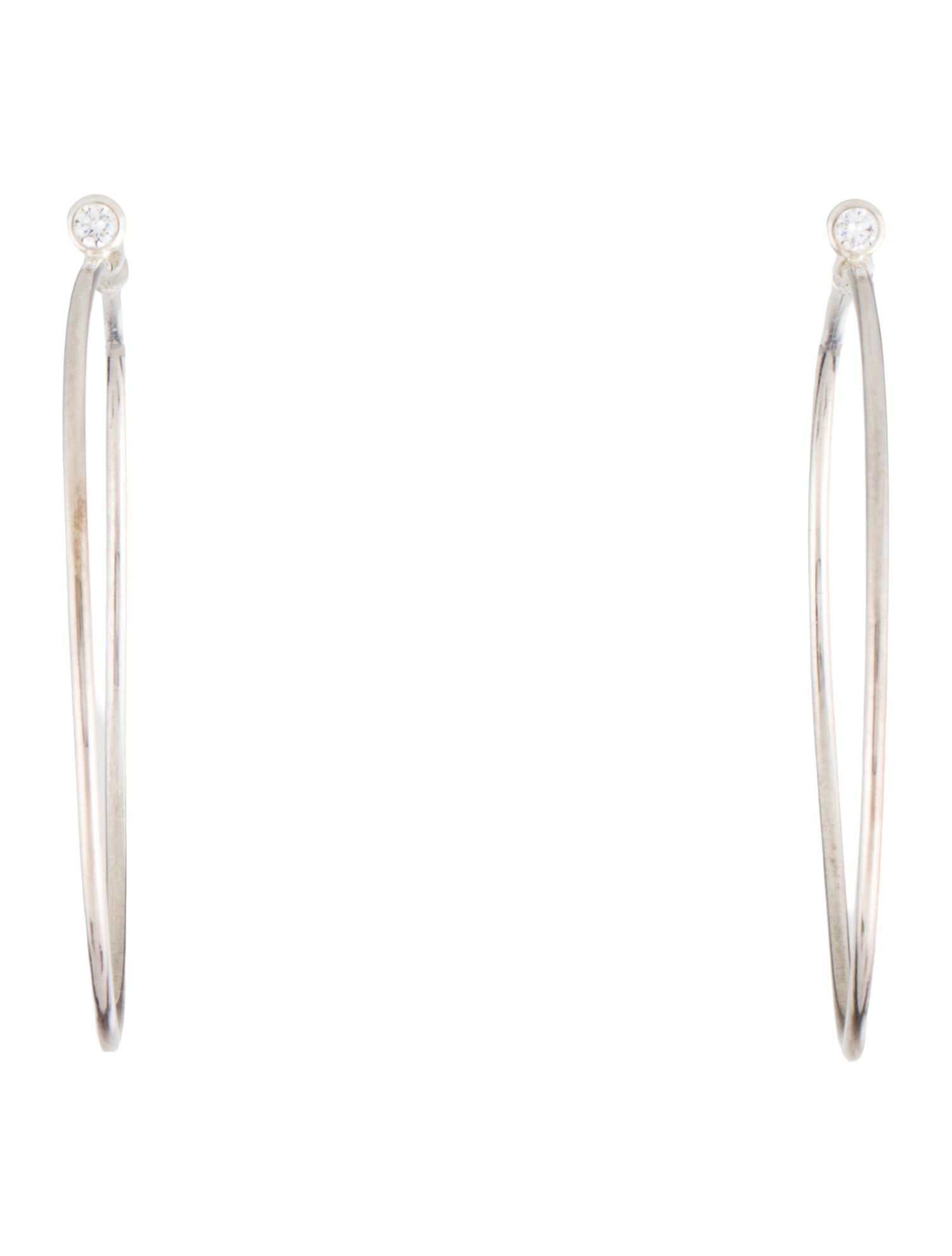 Tiffany & Co. Diamond Hoop Earrings