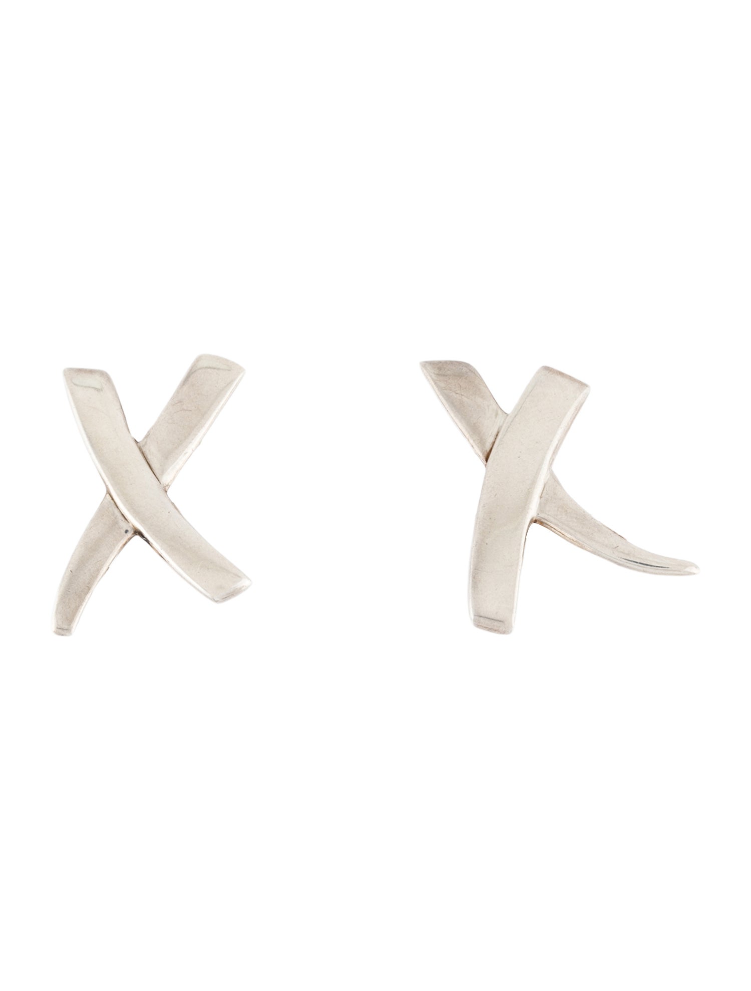 Tiffany & Co. Vintage Large Graffiti X Earrings