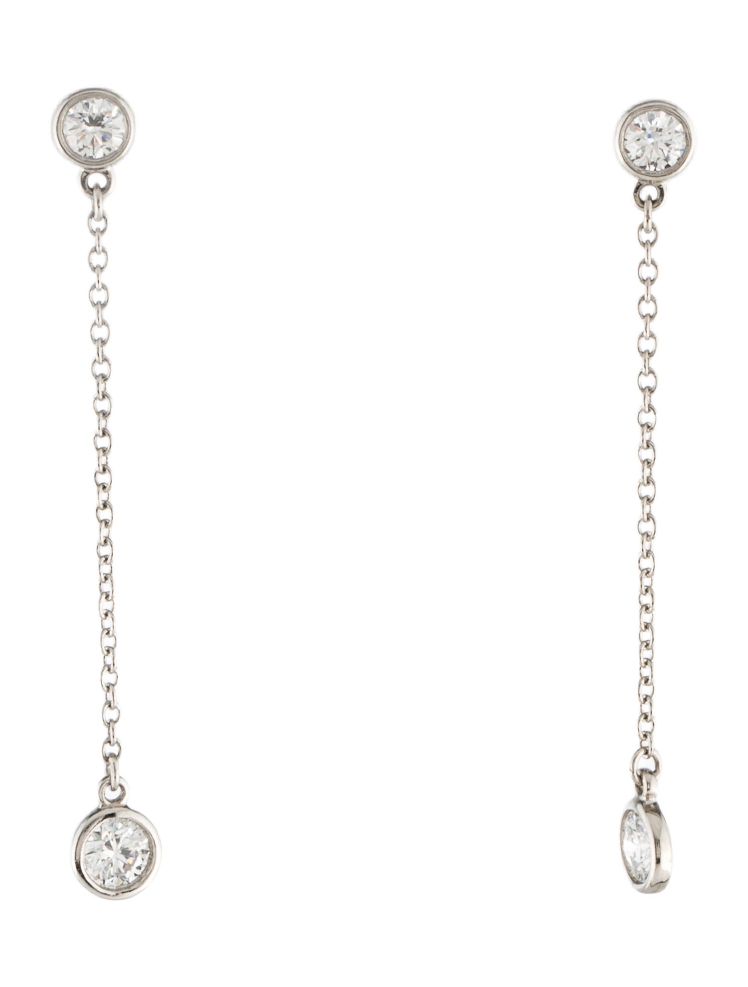 Tiffany & Co. Platinum Diamonds by the Yard® Drop Earrings