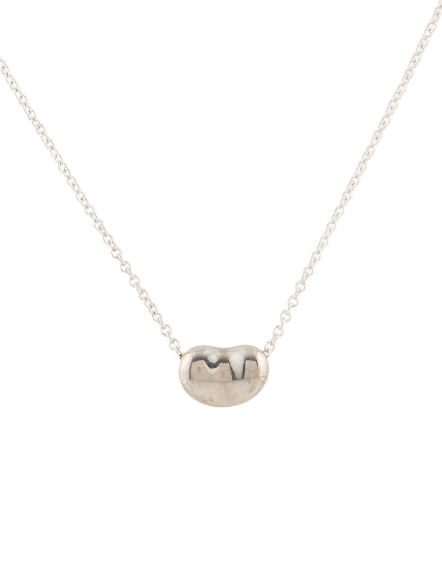 Tiffany & Co. Bean Design Pendant Necklace