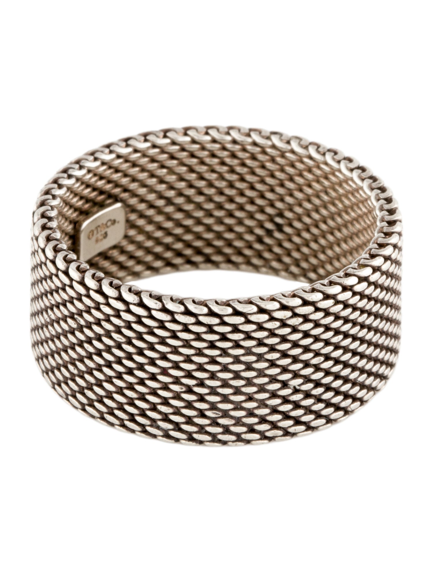 Tiffany & Co. Mesh Band Ring