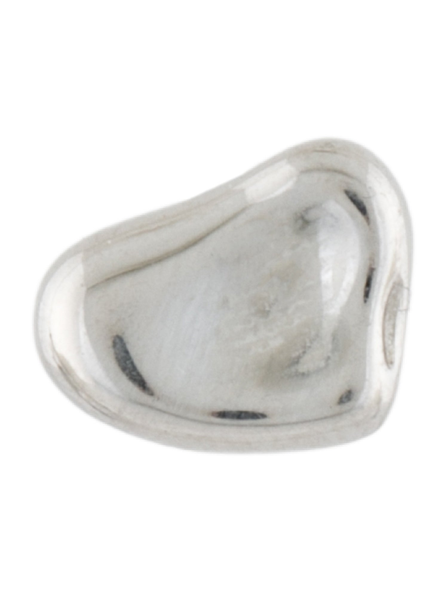 Tiffany & Co. Platinum Full Heart Single Stud Earring