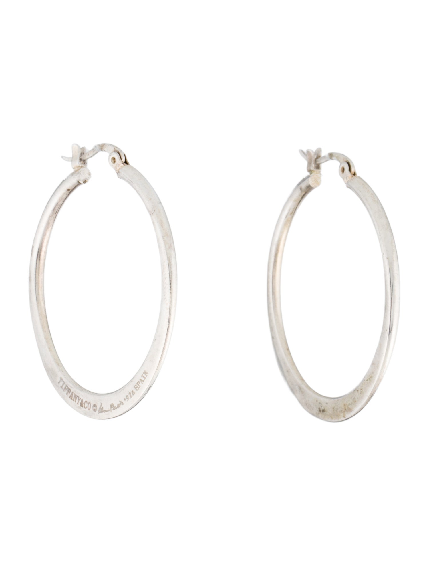 Tiffany & Co. Flat Hoop Earrings