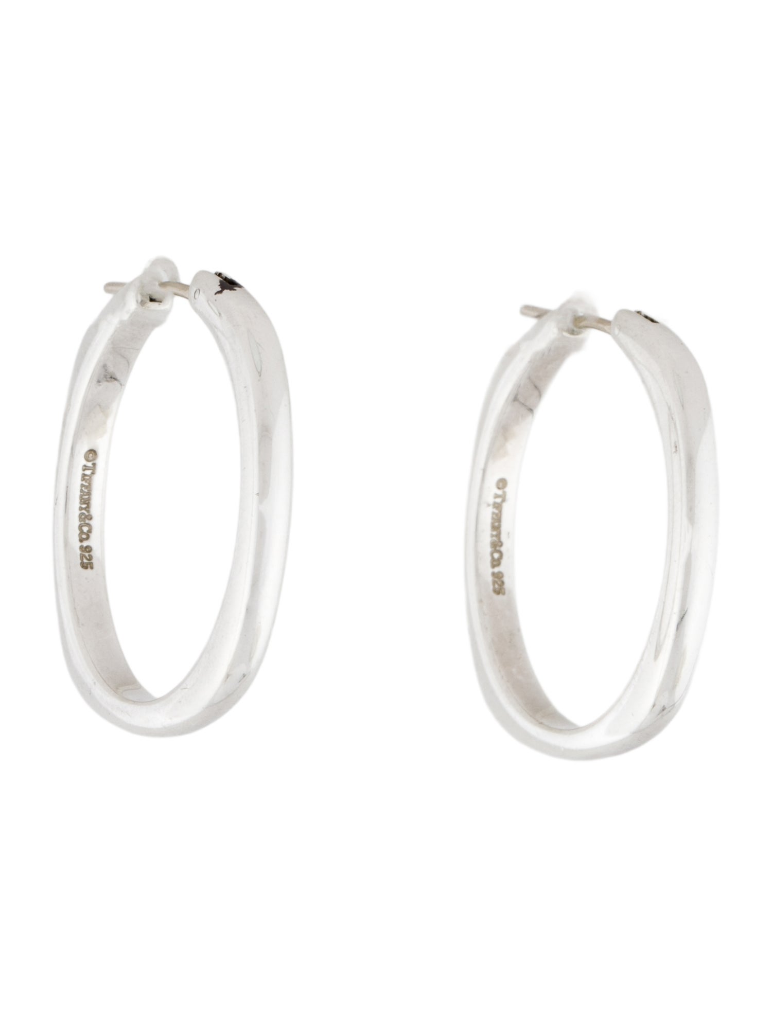 Tiffany & Co. Cushion Square Hoop Earrings