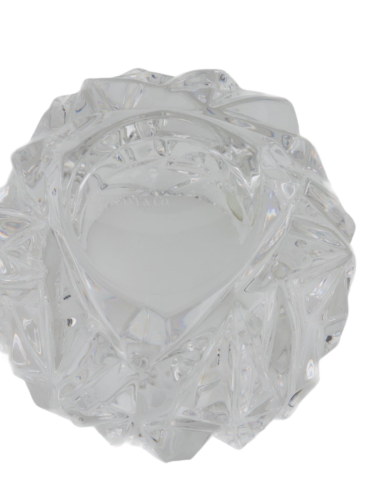 Tiffany & Co. Rock Cut Votive Candleholder