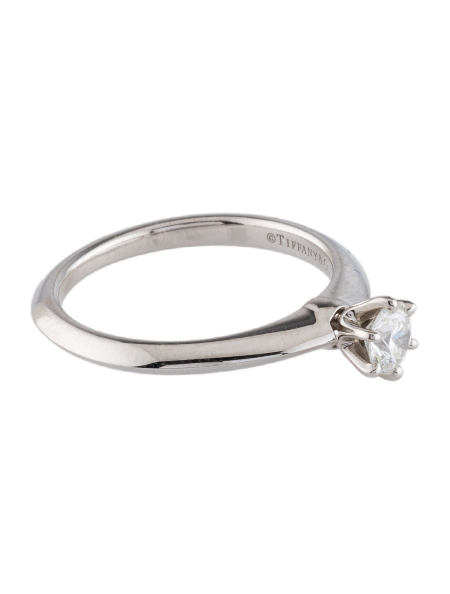 Tiffany & Co. Platinum Diamond Engagement Ring
