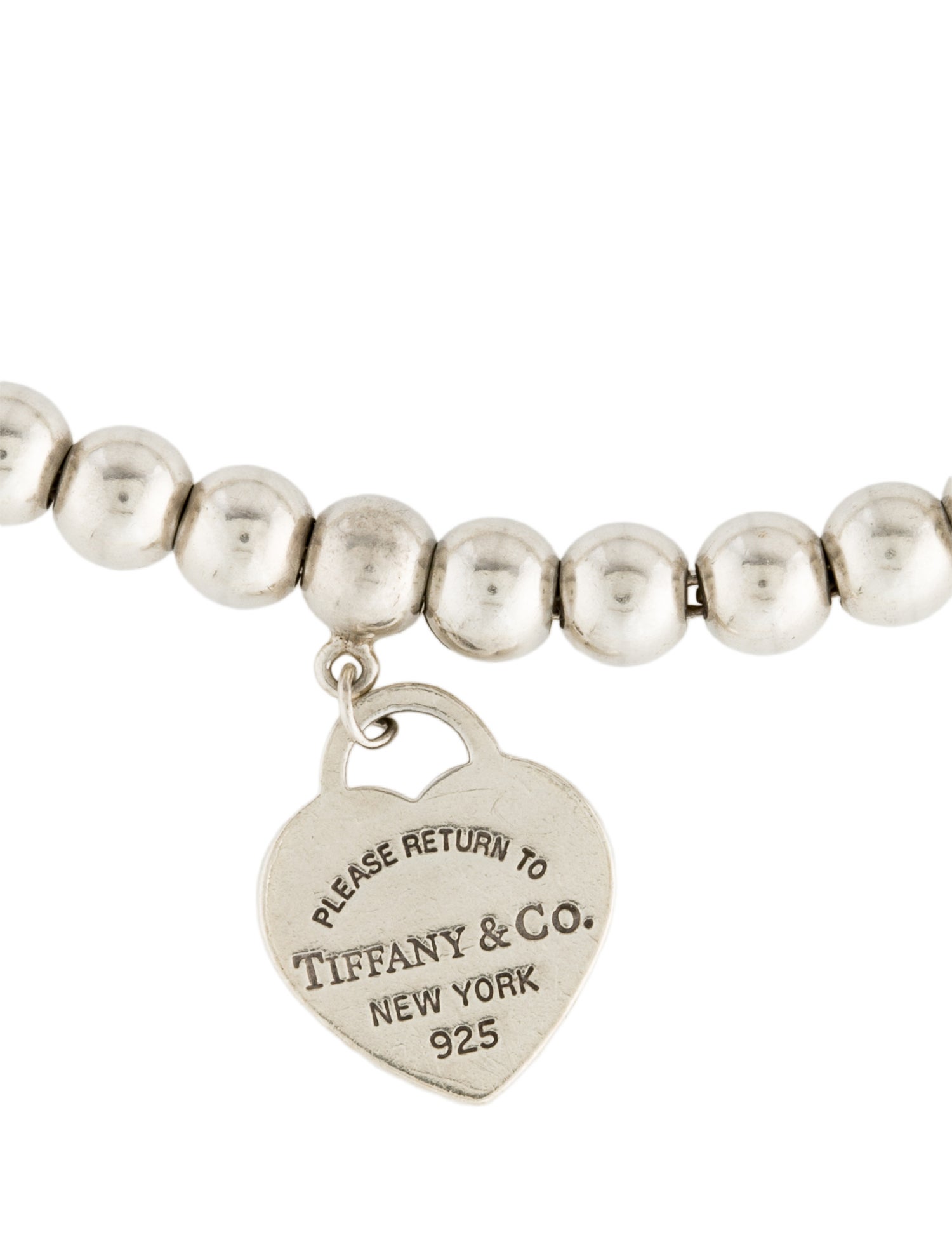 Tiffany & Co. Heart Tag Bead Bracelet