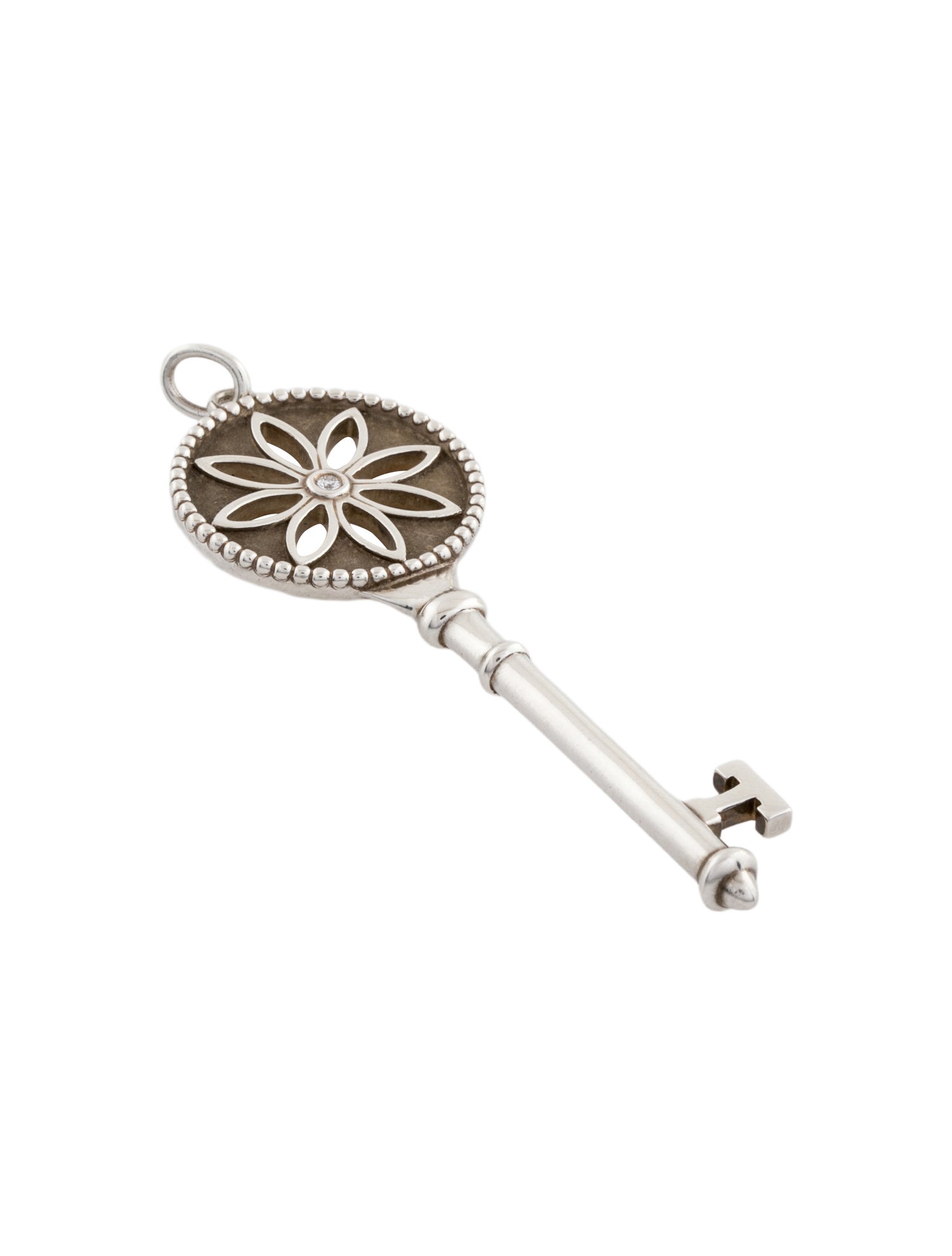 Tiffany & Co. Diamond Daisy Key Pendant
