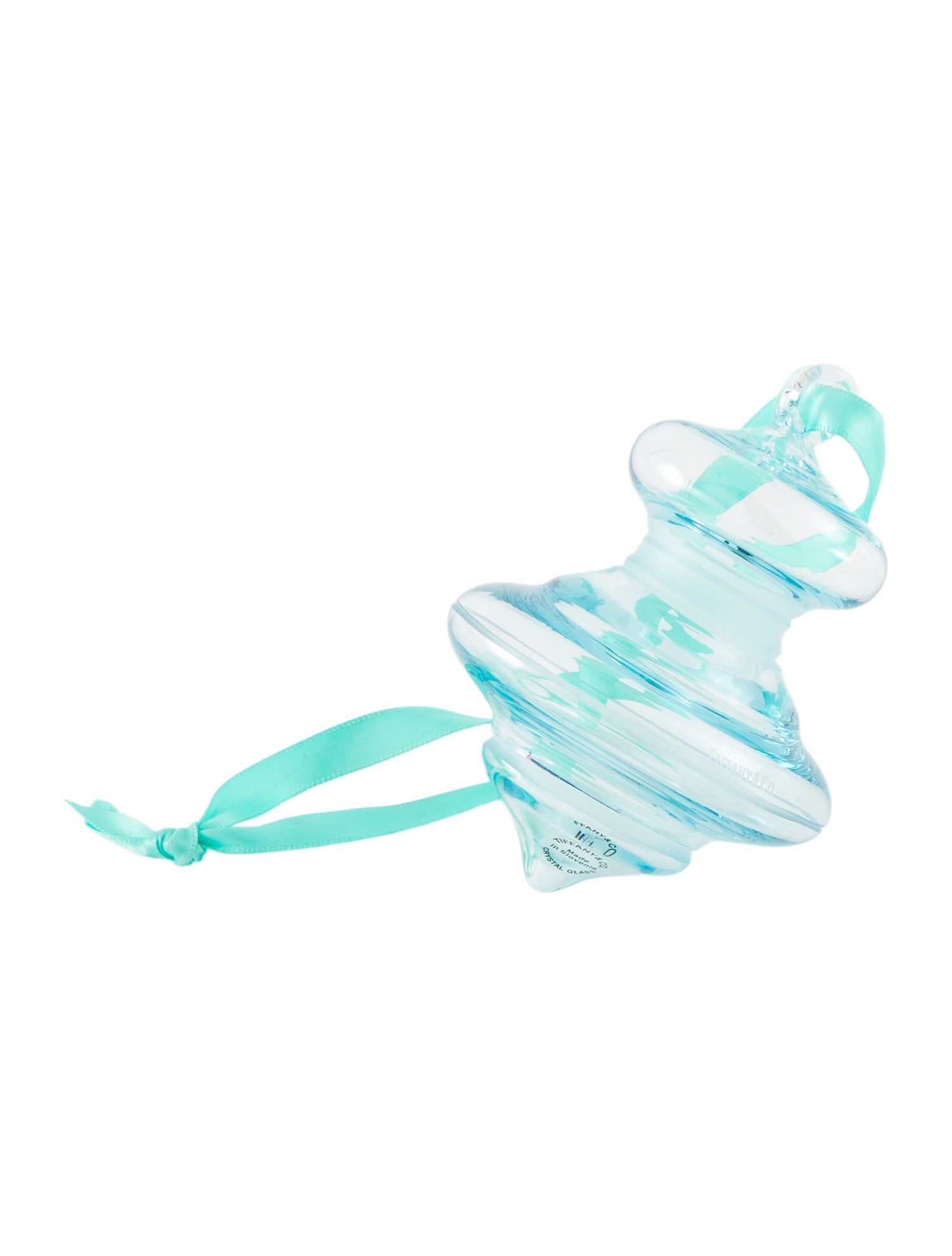 Tiffany & Co. Crystal Spinning Top Ornament