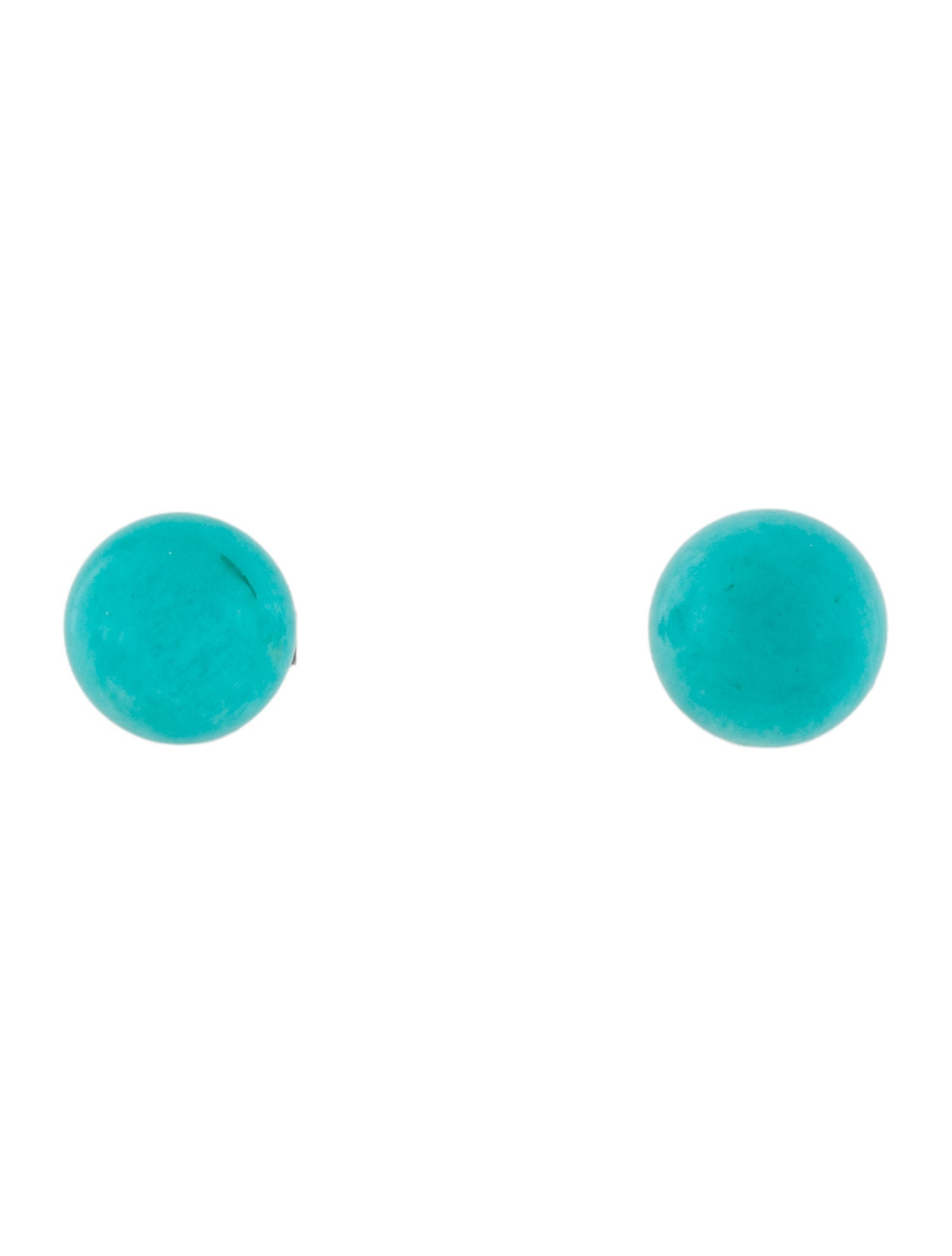 Tiffany & Co. Amazonite Ball Stud Earrings