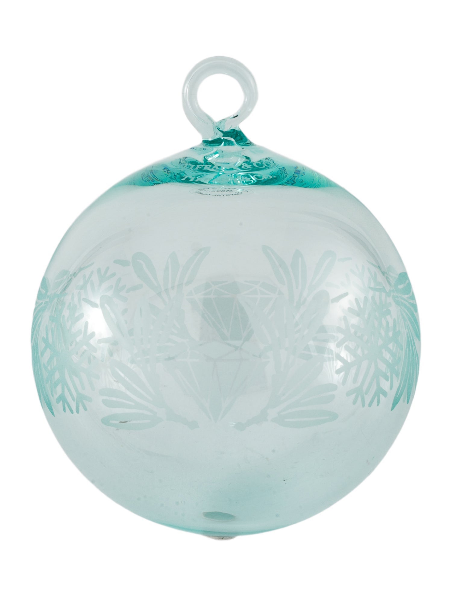 Tiffany & Co. Crystal Diamond And Snowflake Ornament