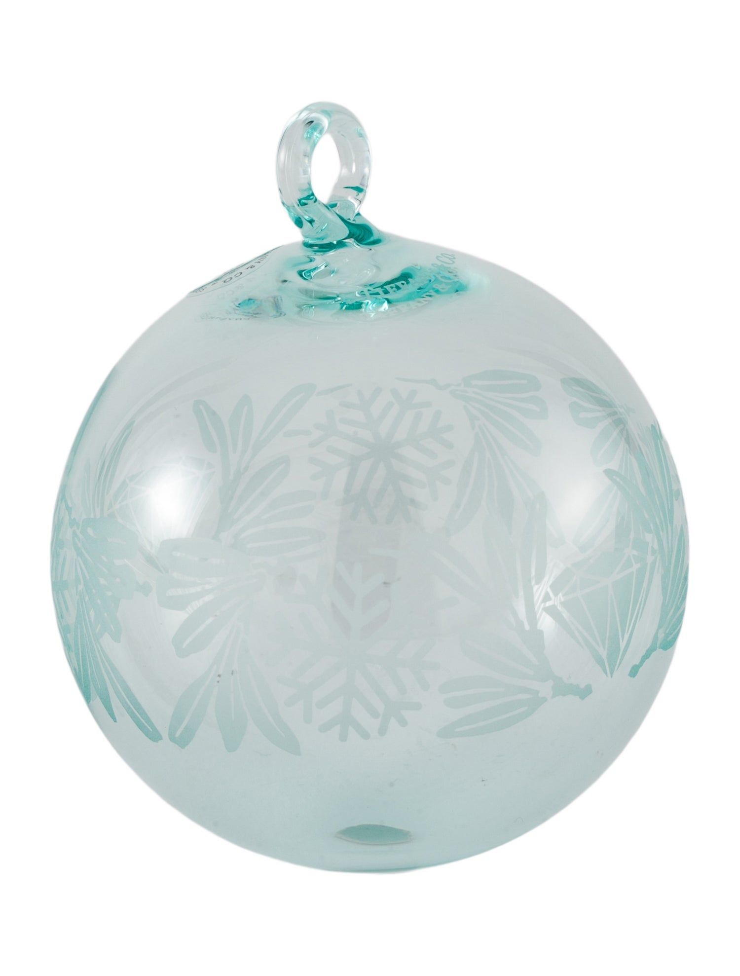 Tiffany & Co. Crystal Diamond And Snowflake Ornament