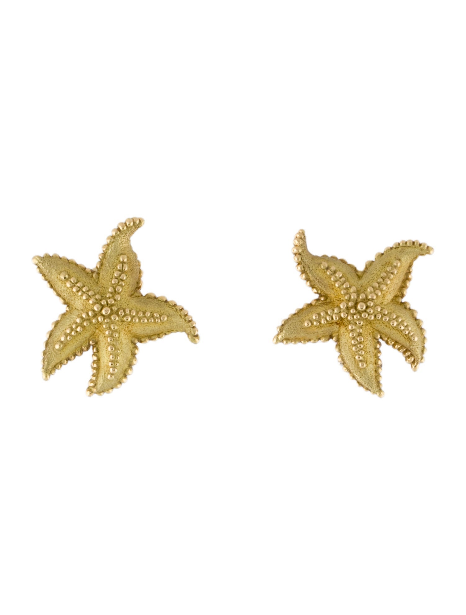 Tiffany & Co. Vintage 18K Starfish Earclips