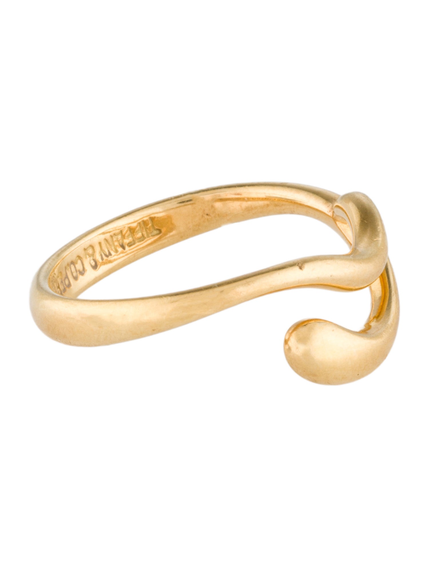 Tiffany & Co. 18K Teardrop Snake Ring