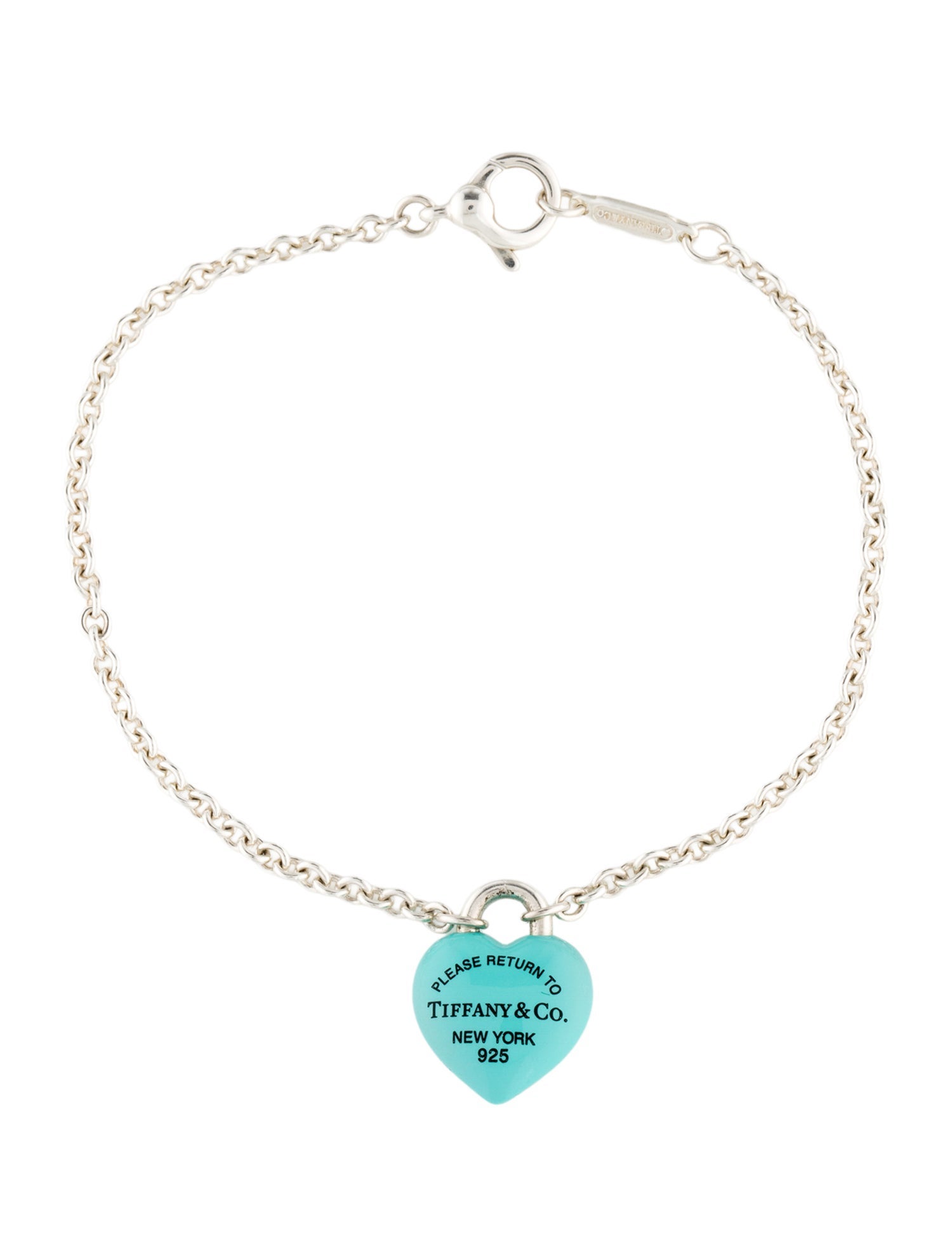 Tiffany & Co. Enamel Full Heart Bracelet