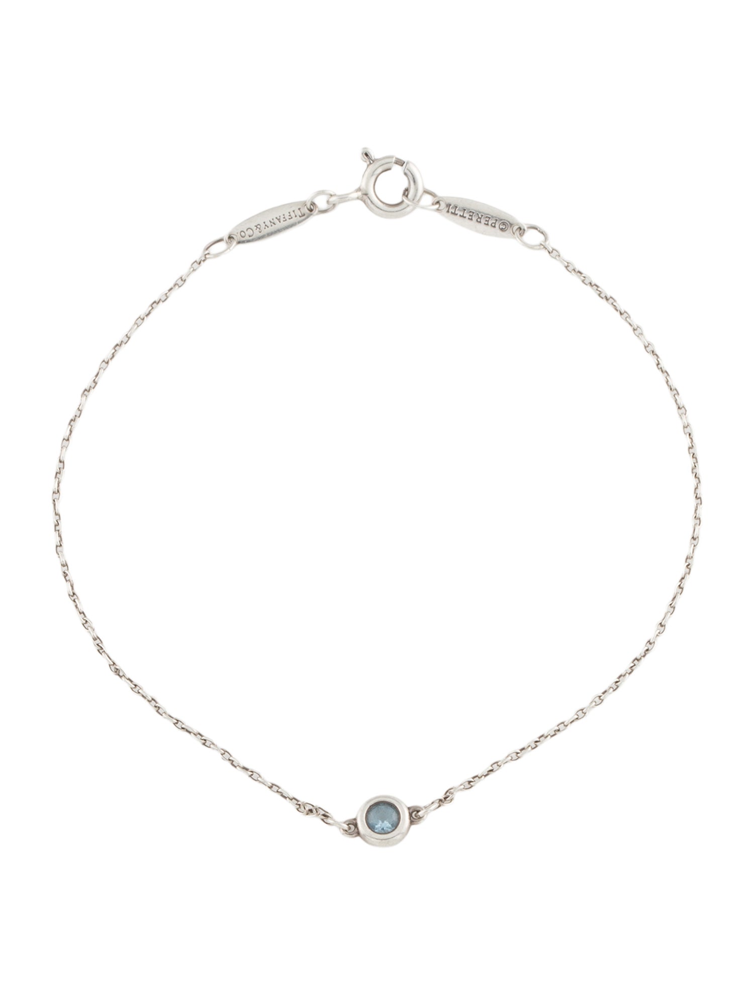 Tiffany & Co. Aquamarine Color by the Yard Bracelet