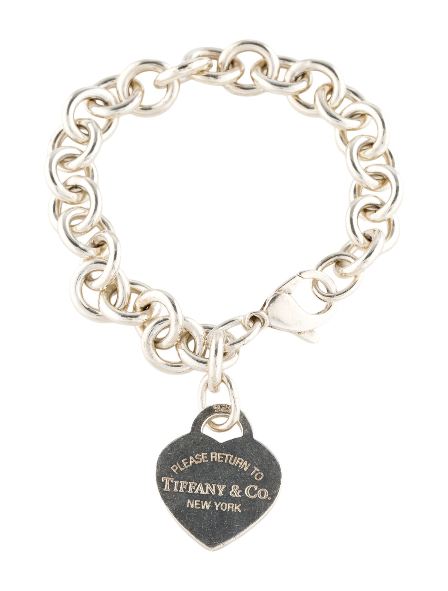 Tiffany & Co. Heart Tag Charm Bracelet